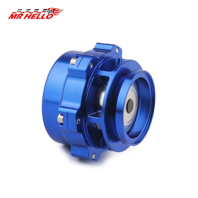 Universal Turbo Blow Off Valve 50mm BOV With Weld On Aluminum V-Band Flange 6PSI+18PSI Springs