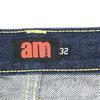 AKIRA MOWATT am Made in Japan Skateboard Denim Jeans Men 32 Inseam 78(USED)