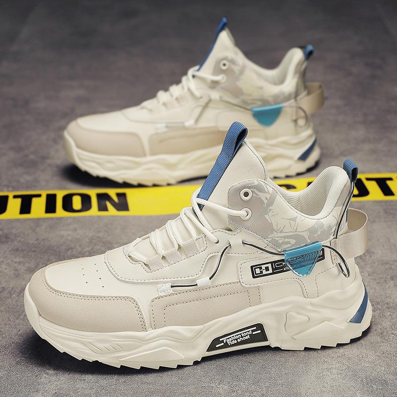 Student dad shoes casual high-top sneakers platform sports shoes 36