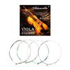 Cordas de viola conjunto completo eadg universal corda de viola fio de aço inoxidável níquel prata corda para viola instrumento parte
