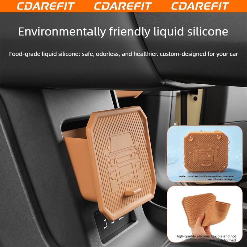 For Chery ICAUR V27 Car Center Console Lower Drawer Storage Box Silicone Privacy Modification Dedicated Interior Storage Box