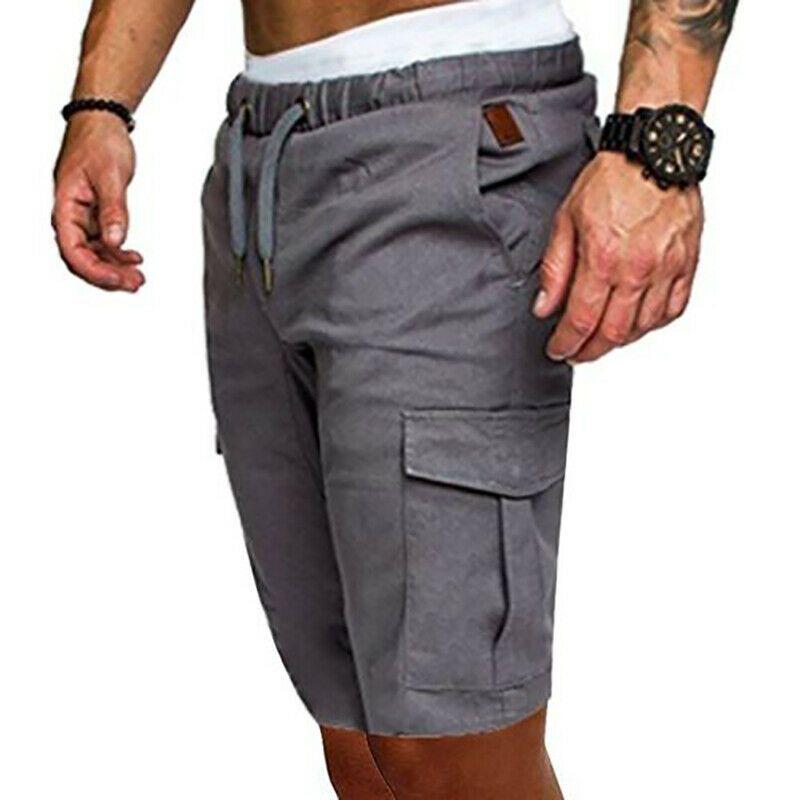 Men Shorts Summer Gym Sport Running Workout Cargo Pants Jogger Trousers Training