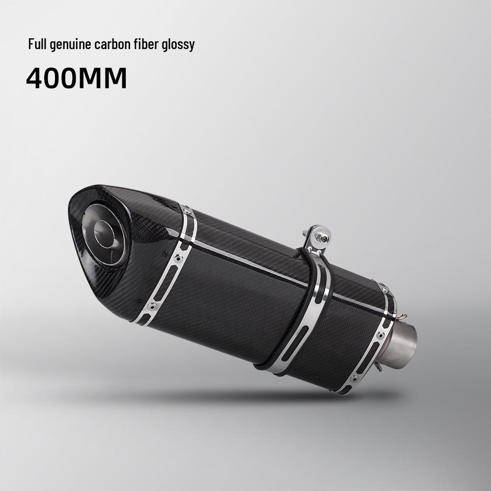 Universal Ninja Motorcycle Exhaust: Oblique Triangle, Round & Hexagon Tail Mods