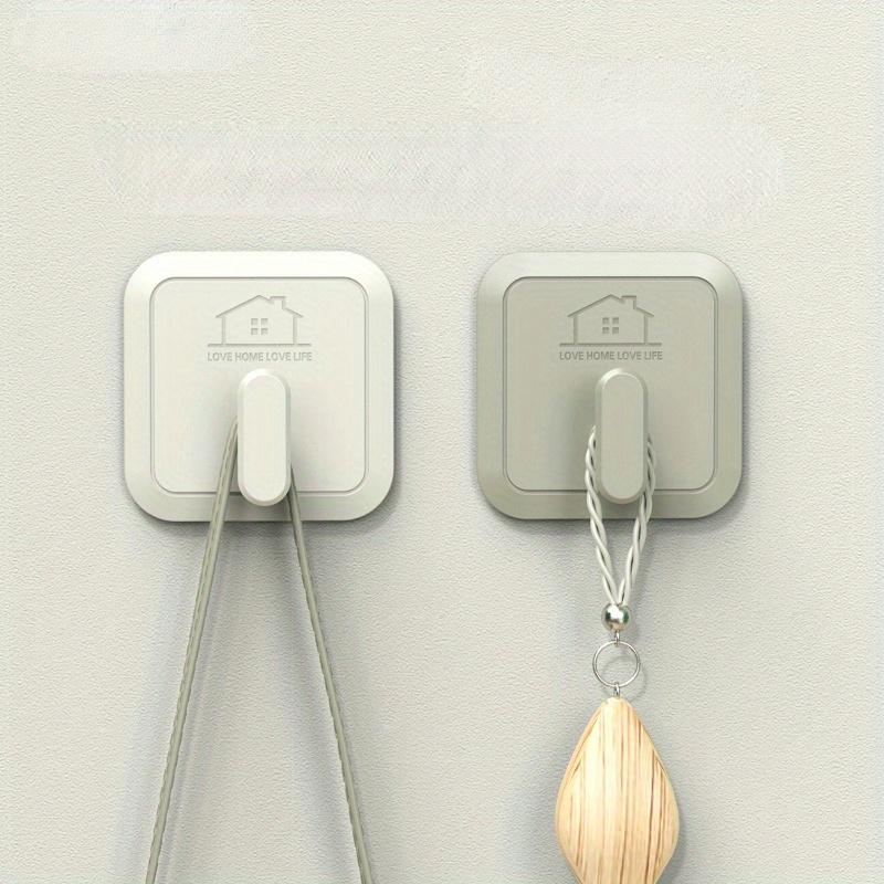 4PCS/SET Bathroom Kitchen Hooks High Quality Wall Hooks Coat Hooks No Hole Stamping Powerful Hooks