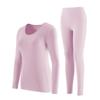 Modal Autumn Women's Plus Size Thin Long Johns & Long Sleeve Top Set, Cotton-Wool Blend Knitwear, Warm Base Layer.