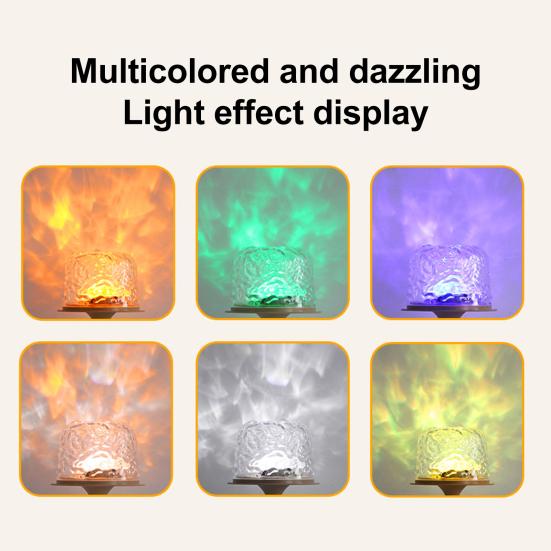 LED Night Light with Remote Control Dimmable Rechargeable 16 Colors