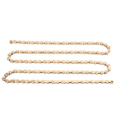 Bike Chain 6S 7S 8S 116 Links Carbon Steel Full Electroplating Wear Resistant Mountain Bike Chain for Mountain Road Bike