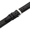 Morellato LIVERPOOL XL Watch Black Embossed Cowhide K0751 376 019 020 Band, 20mm, Leather,