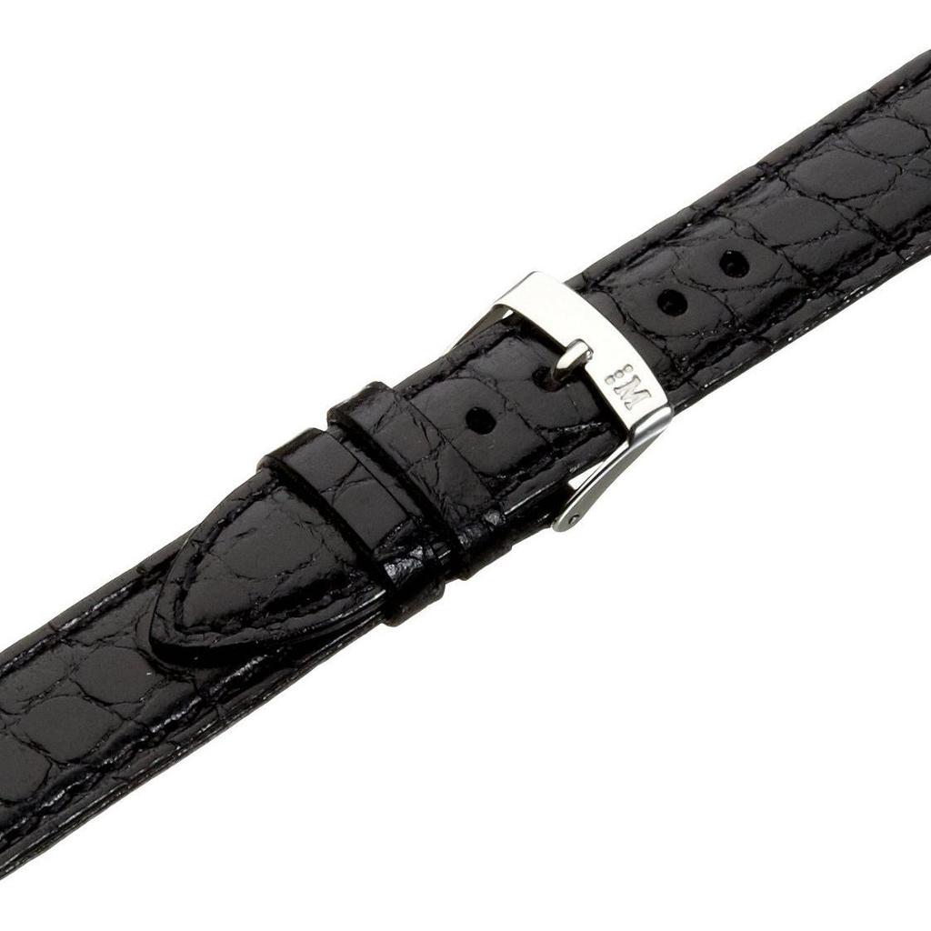Morellato LIVERPOOL XL Watch Black Embossed Cowhide K0751 376 019 020 Band, 20mm, Leather,
