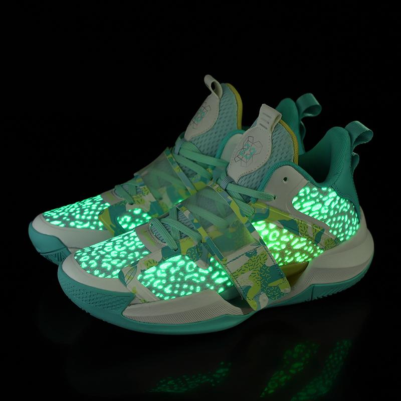 Fashion Men's Basketball Shoes Cushioned Sneaker Train Athletes High Quality Sport Shoes Night Light Design Footwear Casual Sneakers 45