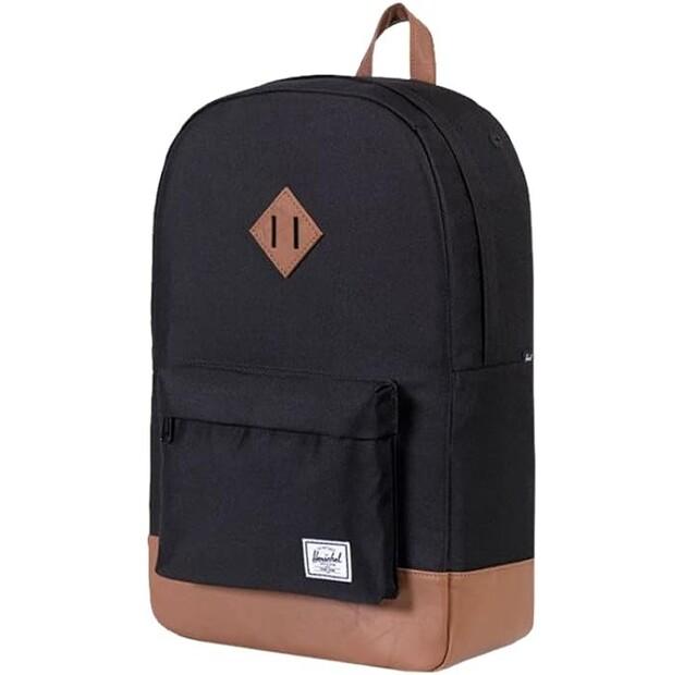 Рюкзак Herschel Heritage black/tan synthetic leather (10007-00055)