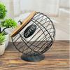 Iron Art Coffee Capsules Storage Rack Convenient Diagonal Basket for Kitchen Countertop Espresso Pods Storage Container
