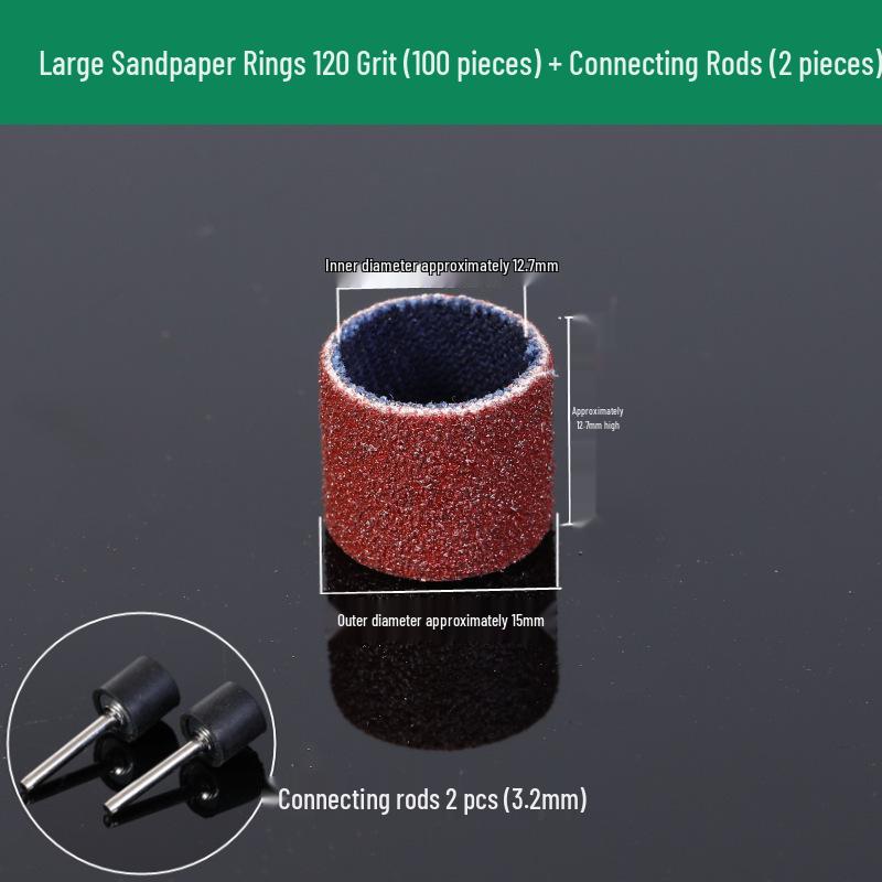 Electric Grinder Sanding Ring & Polishing Tool for Metal, Wood, and Rust Removal