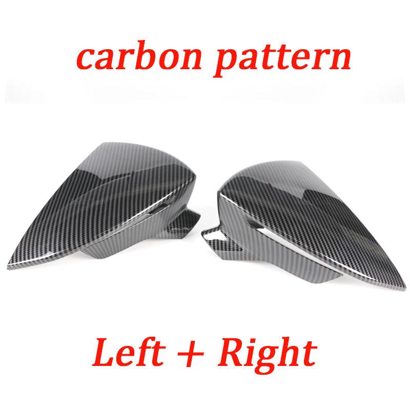 2pcs Car Side Door Rear View Mirror Cover Cap Add On For SEAT Leon MK3 5F ST FR Cupra Ibiza Mk5 Arona KJ7 2017-