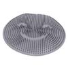 Foot Brush Massage Mat Non Slip Shower Foot Scrubber Cleaning Exfoliating Mat with Suction Cup Gray