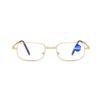 1PCS Fashion Folding Reading Glasses Men Women Metal Frame Presbyopic Magnifying Eyewear with Case Portable