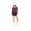 Nike Nsw Chill Knit Round Neck Slim Fit Short Sleeve T-Shirt Women Tops Dark-Team-Red HF5323-625