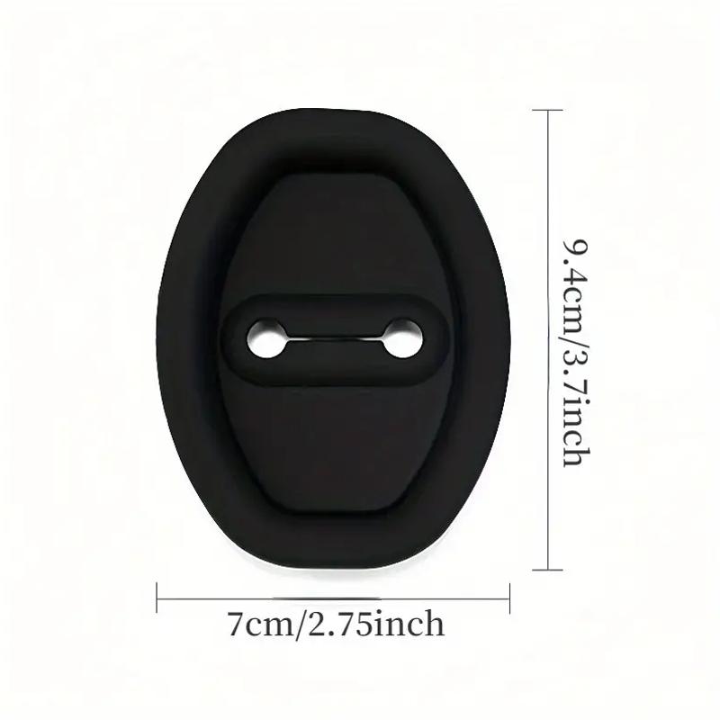 4PCS General Motors Door Lock Rubber Sleeve Protective Pad Door Shock Absorption Buffer Anti-collision Paste