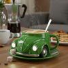 Elegant Resin Coffee Mug Smooth Interior Easy Hand Wash Stainless Steel Thermal Layer Office Home Essential