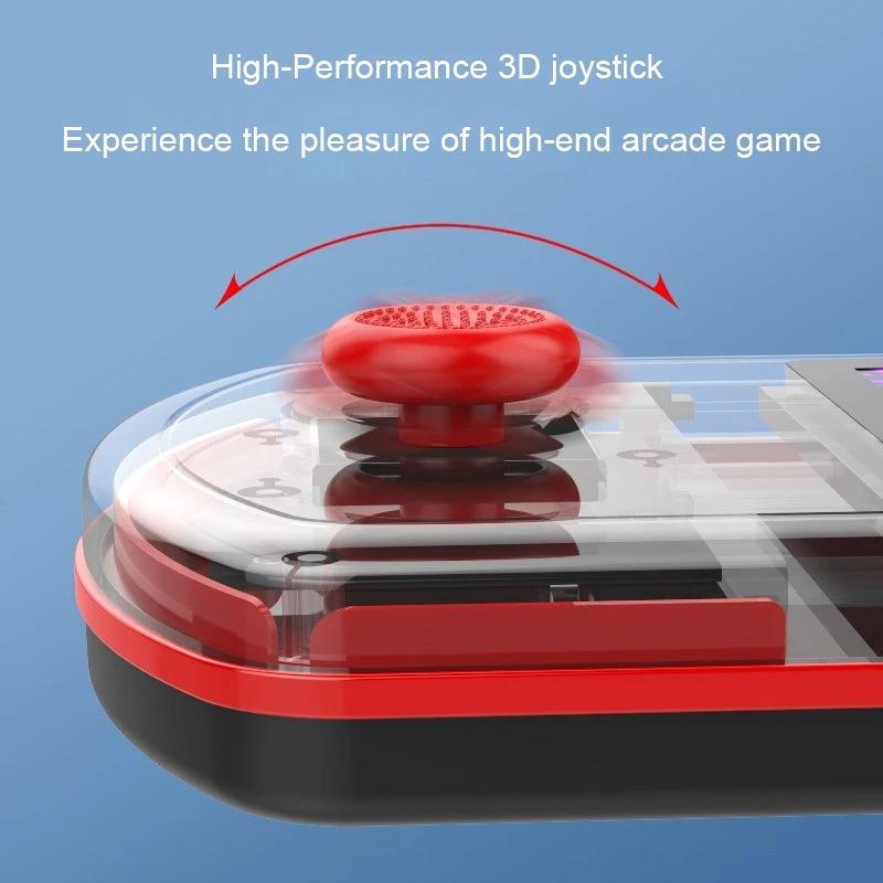 D22 Handheld Game Console with Dual System, Linux + Android, 3.5 Inch IPS Screen, Built-in 5000 Classic Games, Support AV Dual/Single Player