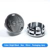 4Pcs 55mm 56mm Car Wheel Center Cover Sticker Hub Cap Decoration For Jeep Wrangler Grand Cherokee Avenger Compass Wagoneer XJ JL AKU1