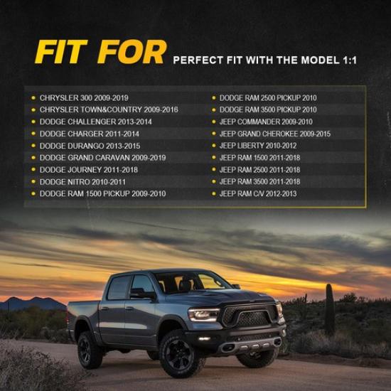 2X PDC Parking Assist Sensor For Jeep Cherokee Grand Dodge Ram 1500 Chrysler 300