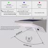 Solar-Powered PIR Motion Sensor LED Wall Light