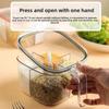 Transparent Seasoning Box Multi Grid Storage Jar New Seasoning Jar  Glutamate Pepper Storage