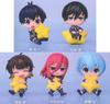 Bushiroad Creative Blue Lock Collection Figure RICH With the Stars Vol. 1 X Complete Set of 5 Figures, Gachapon Capsule Toy