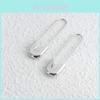 Fashionable Alloy Geometric Pin Earrings Trendy Street Style Jewelry 2022