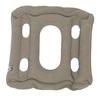 Inflatable Seat Cushion Ventilation Holes PVC Flocking Cushioning Blow Up Seat Cushion for Long