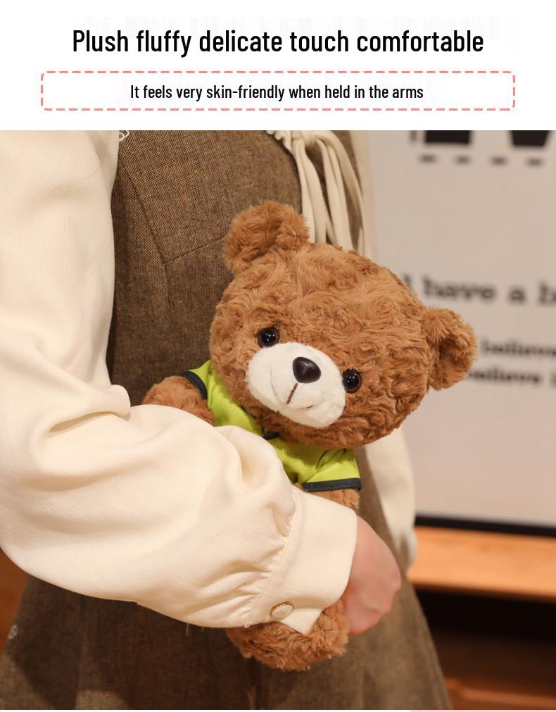 World Cup Football Teddy Bear Plush Doll - Cute Children's Gift Ornament Toy