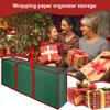Large Capacity Storage Bag for Christmas Wrapping Paper Dustproof Cover Waterproof Storage Bag Home Organizer for Holiday Gifts