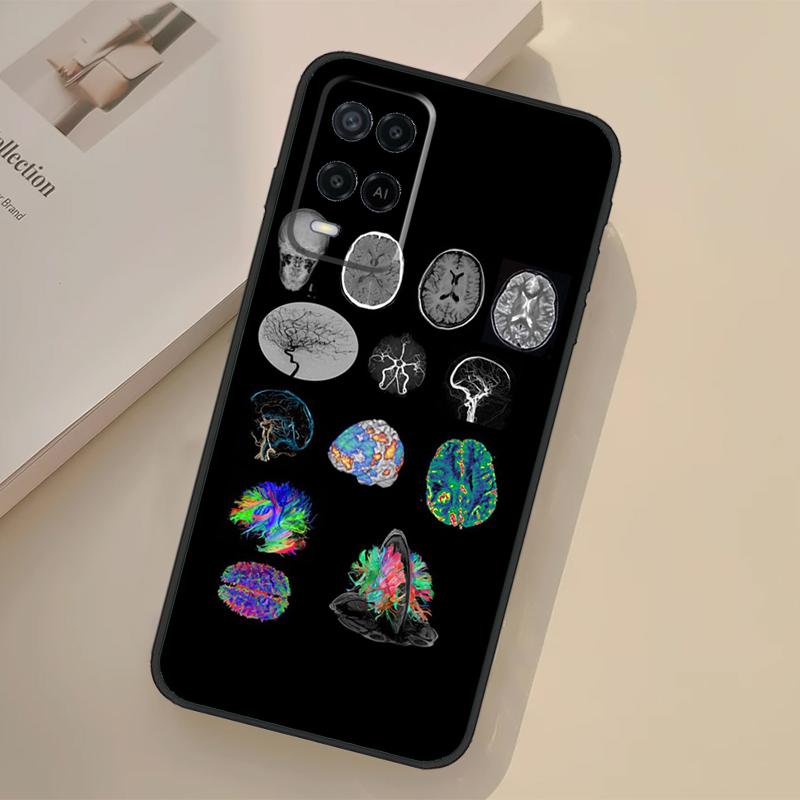Medical Human Organs Brain Case For Oppo A98 A78 A18 A38 A58 A60 A80 A40 A96 A76 A16 A94 A74 A54 A15 A17 A57 A77 A5 Pro