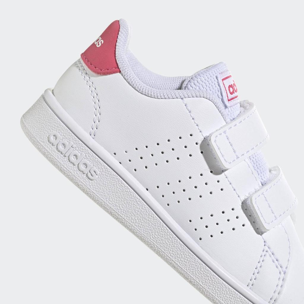 Advancourt Comfort Boys and Sizes Black Size Kids' Sneakers, Girls, 12-16cm, White/Real Pink/Core (GW6501), 16.0cm
