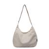 Nylon Single Shoulder Bag Large Capacity With Zipper Closure For Daily Use