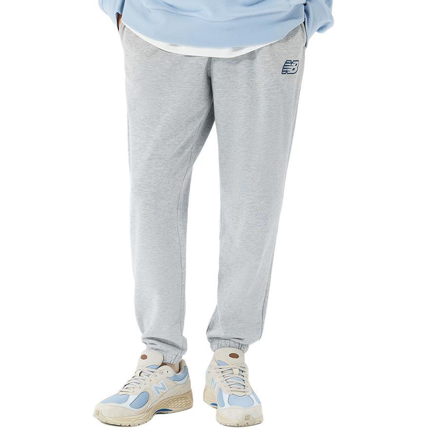 New Balance Knitted Sweatpants Men's Gray Moderate Cuffed Pants MP33527-AG