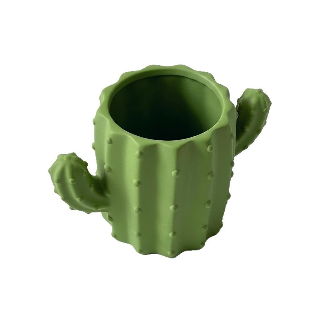 3D Printed Cactus Pen Holder Ins Style Makeup Brush Organizer Desktop Storage Pot  School Decor