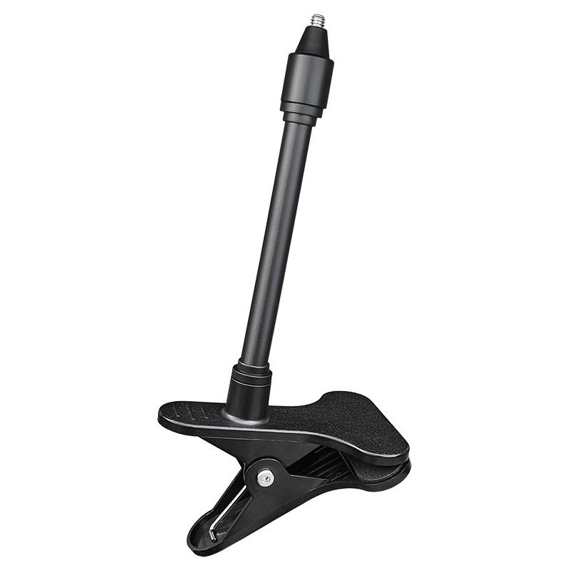 

[T]No Punching Portable Clip Mount Webcam Stand For Baby Monitor Camera Holder Home Flexible Twist Mounting Kit Attaches To Crib чёрный