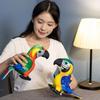 20cm New Lifelike Bird Plush Toys Simulation Parrot Stuffed Animal Doll Photography Props Home Decor Birthday Gifts