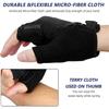 Cycling Gloves,Half Finger Biking Glove MTB DH Road Bicycle Gloves Gel Pad Shock-Absorbing Anti-Slip Breathable Motorcycle Mountain Bike Gloves Unisex