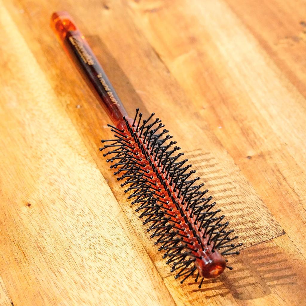 Bonafide Pomade Rundbürste x Haarbürstenkamm Rollbürste Haarset Haarstyling Locken Volumen Styling bonafide (Kunststoff / 3.7 22cm)