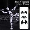 Multi-Jointed Movable Shapeshift Robot 3D Printed Mannequin Dummy Action Figures Toys Mini Movable Joints Skeletons Desk Decor