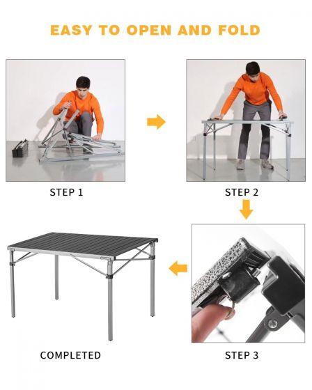 KingCamp Compact Folding Table 107 x 70 cm