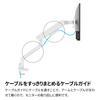 Archis Mechanical LCD Monitor Compatible with Monitors White Spring-Type Arm, 40-inch (2-11kg), AS-MABM05