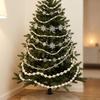 Clear Christmas Acrylic Bead Garland Clear Beads Bead Chain Hanging Ornament Holiday Party
