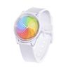 Used New Q&Q SmileSolar Watch, Solar, Analog, GROOVISIONS GRV3013, Waterproof, Urethane Belt, RP26J811, White