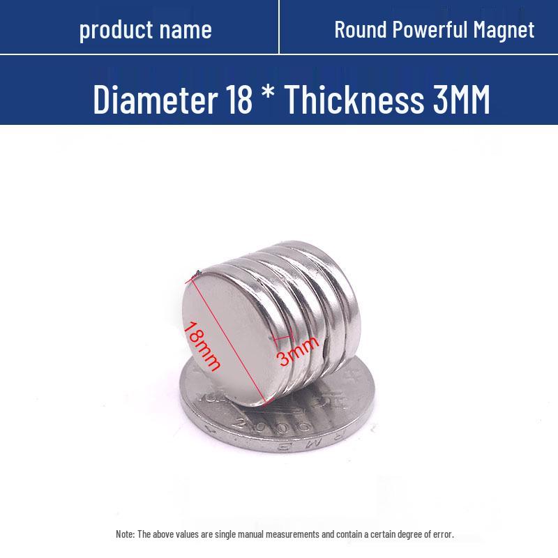 Round Neodymium Iron Boron Magnet, High Strength, Strong Magnetic Force, Small Size, China