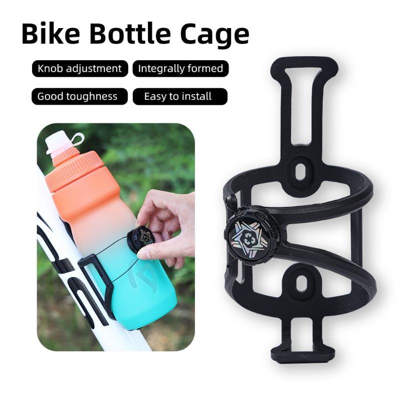 Universal Bike Water Bottle Cage Adjustable 68-90mm Easy To Clean Holder Fits Most Cups for Commuter Mountain Road Bikes
