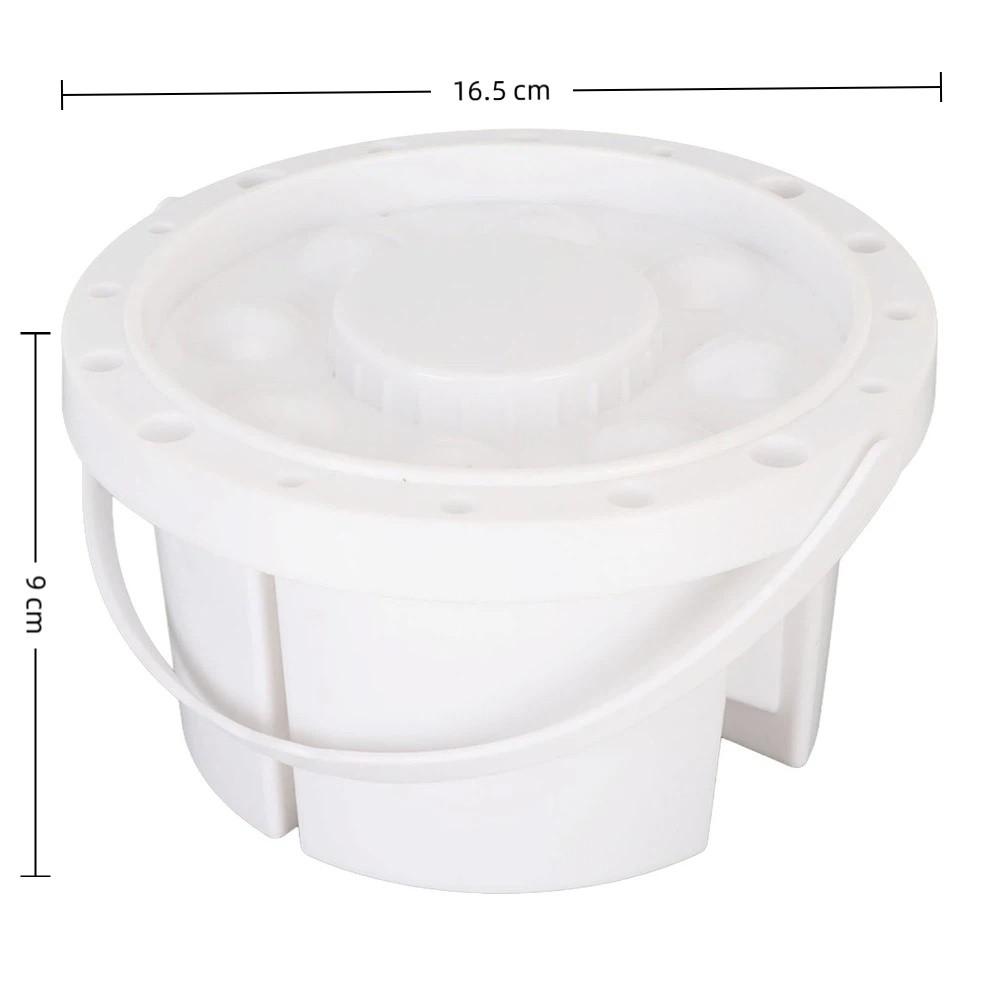 Lightweight Build Multi-purpose Washing Bucket Plastic Handled Water Tub  Studio Art Practice